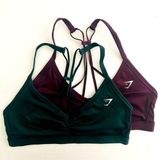 Gymshark L Ruched Strappy Sports Bra Set Photo 0