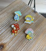 Mushroom Girl Pin Set Multiple Photo 0