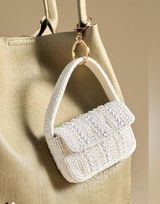 Anthropologie NWT White Mini Bag Photo 0