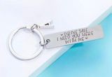 Drive Safe Keychain Silver Photo 0