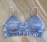 Victoria's Secret PINK camo print bralette pink and gray #camoprint #bralette Photo 0