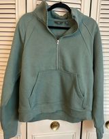 Danskin  Quarter-Zip Half-Zip Cropped Sweatshirt Photo 0