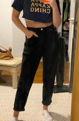 Urban Outfitters Black High Waisted Vintage Jeans  Photo 0
