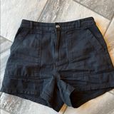 Women's Black Casual Shorts Photo 0
