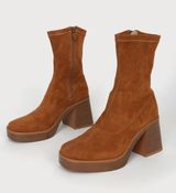 Lulus Suede Platform Boots Photo 0
