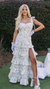 These Three Boutique August Ruffle Tiered Maxi Dress Photo 0