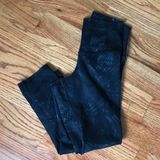 Alo Black/Dark Green Pattern Legging Photo 0