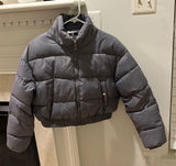Matte Collection cropped puffer jacket size M Photo 0