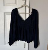 Hollister Long Sleeve Lace Blouse Photo 0