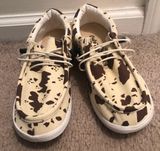 Cow Print Shoes Brown Size 7.5 Photo 0