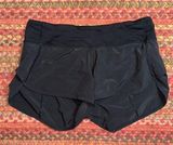 LULULEMON BLACK 2.5” SPEED SHORTS LOW RISE ATHLETIC RUNNING Photo 0