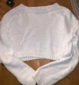 Forever 21 Crop Top Fuzzy Sweater Photo 0
