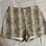 Blu Spero Shorts Leather Photo 0