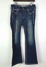 Ariat R.E.A.L. Mid Rise Stretch Entwined Boot Cut Jean 30R Photo 0