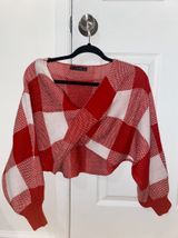 Zaful red  twist top Photo 0