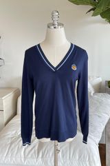 Peter Millar Bel Air Country Club Golf V Neck Preppy Sweater Photo 0