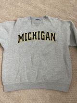 Michigan Sweatshirt Gray Size L Photo 0