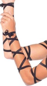 Nwt Black solid arm wraps Photo 0