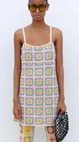 ZARA Crochet Dress Multi Size M - $34 (43% Off Retail) New With Tags - From  Stephanie