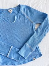 BDG Waffle Knit Henley Long Sleeve Photo 0