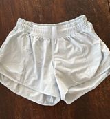 Hotty Hot Shorts 4” Blue Linen Photo 0