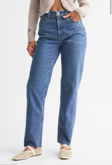 Abercrombie & fitch curve love 90s straight leg jeans Photo 0