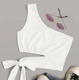 SheIn White Bandeau Top Photo 0