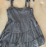Pink Lily Gingham Sundress Photo 0