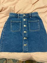 ZARA Denim Skirt Photo 0