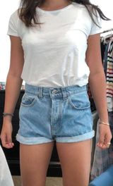 Brandy Melville Light Wash Mom Jean Shorts  Photo 0