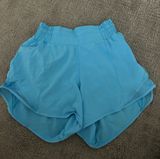 Hotty Hot Shorts 4” High rise size 0 KAYAK BLUE Photo 0