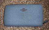 Coach blue  wallet Photo 0