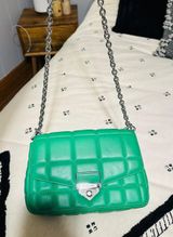 Michael Kors Green Leather Purse EXCELLENT NEW CONDITION Photo 0