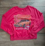 Chevy Camaro Car Graphic Sweatshirt Red Size XXL Photo 0