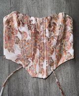 Bershka Pink Royal Corset Top Photo 0
