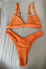 Bright Orange Bikini Set Photo 0