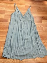 Staring At Stars Light Blue Sundress Photo 0