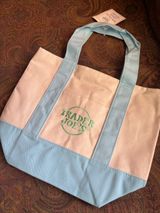 Trader Joe’s tote canvas bag Blue Photo 0