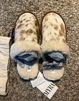 Myra Cowprint House Shoes Size 8 Photo 0