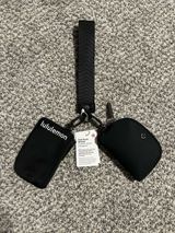 Dual Wrist Pouch Black New With Tags Photo 0