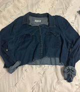 Old Navy Denim Crop Top Photo 0