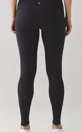 Lululemon deep breath tight black leggings size 6 Photo 0