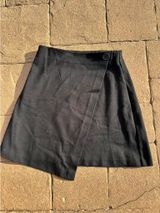 Soma Black Knit Mini Skirt Photo 0