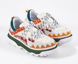 Farm Rio Summer Multi Beaded Chunky Platform Sneakers in White 7 Photo 0