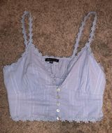 Perry Winkle Top Blue Size M Photo 0