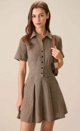 Mini Dress Tan Size XS Photo 0