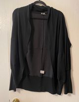 H by Bordeaux Black Cardigan Photo 0