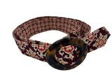 Vera Bradley Belt Reversible One Size 45" Fabric Print Fall Prep Preppy Coastal Photo 0
