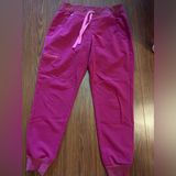 Womens raspberry pink FIGS scrub jogger pants Photo 0