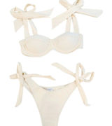 Strawberry Milk Mob white lotus bikini top Photo 0